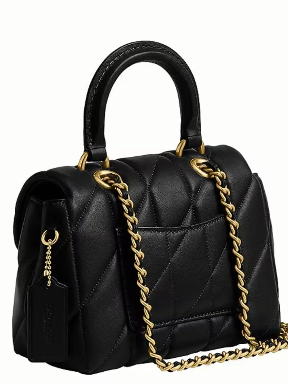 COACH Tabby Top Handle Quilted Bag